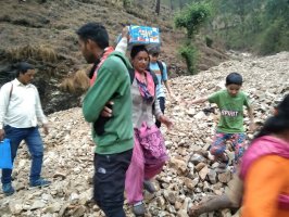 बारिश और तूफान ने उत्तराखण्ड के पहाड़ी क्षेत्रों मे मचाई भारी तबाही