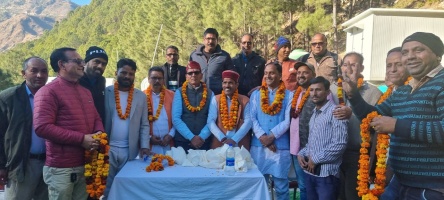 बीजेपी प्रदेश/जिला कार्यकारिणी में दायित्व मिलने पर लम्बगांव में सम्मान समारोह।