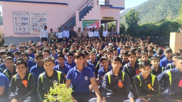 टिहरी वन प्रभाग के बालगंगा रेंज में वन्यजीव प्राणी सुरक्षा सप्ताह का आयोजन।