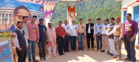 घनसाली में धूम धाम से मनाई गयी अम्बेडकर जयंती।