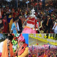 Rishikesh: श्रीमद् देवी भागवत कथा में मां सुरकडां देवी डोली का आगमन, ग्रामीणों ने मांगी मां से अपनी मुरादें। 