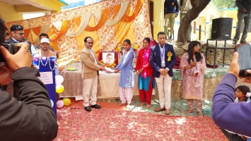 अरुण त्रिपाठी फाउंडेशन द्वारा प्रतापनगर में छात्रवृत्ति योजना का शुभारंभ। 