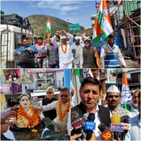 Tehri news: कांग्रेस ने शूरू की जय भारत सत्याग्रह यात्रा, पूर्व विधायक ओम गोपाल रहे मौजूद।
