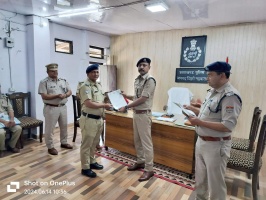 पुलिस लाइन चंबा में किया गया अपराध गोष्ठी का आयोजन, उत्कृष्ट कार्य करने वाले जवानों को किया सम्मानित। 