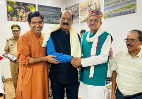 वन मंत्री सुबोध उनियाल से मिली खतलिंग हिमालय जागरण महायात्रा—हिमालय संरक्षण और पांचवें धाम के विकास पर हुआ मंथन